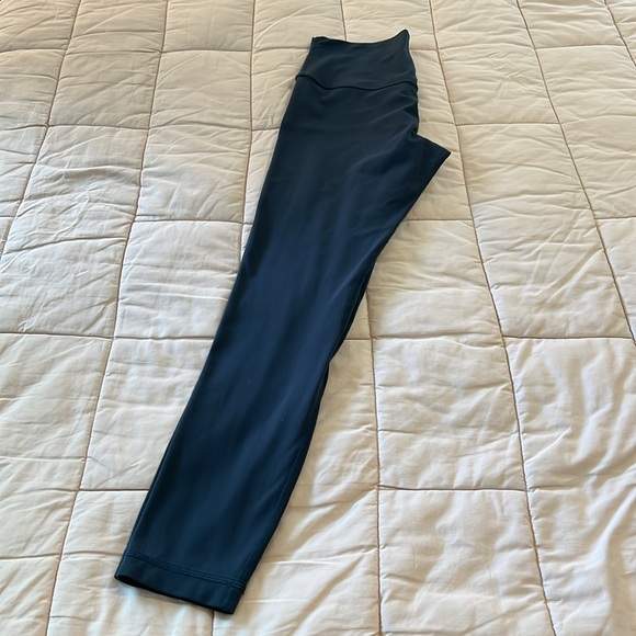 Lululemon dark teal 7/8 length align leggings - Picture 2 of 5